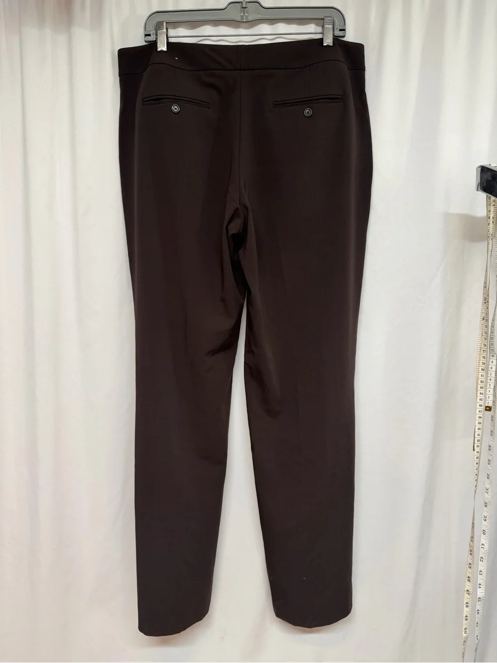 Alfani Size 14 Brown Dress Pants Career Straight Leg Stretch